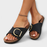 Margie | Women's buckled cork sandals