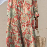 Elisa | Retro lillemuster kleit