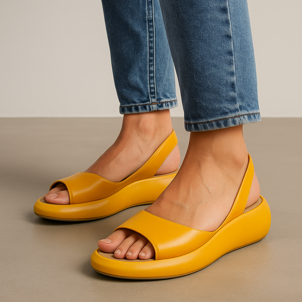 Isabelle | Open-toe slip-on sandals