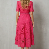 Charlisse | Elegantne pitsist midikleit naistele