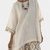 Eduarda | Bohomian chic elegance long costume set with brand