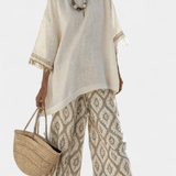 Eduarda | Bohomian chic elegance long costume set with brand