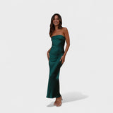 Carmen | Ilma varrukateta satiinkleit