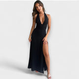 Selena | Elegante vestido fluído com cortes bonitos