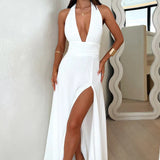 Selena | Elegante vestido fluído com cortes bonitos