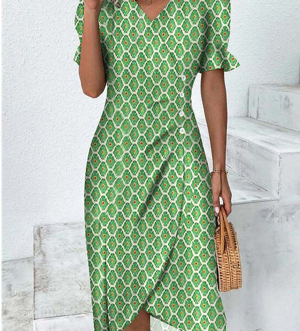 Rita | Suvine kerge wrap-kleit
